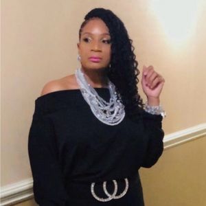 White Necklace, Earrings and Bracelet set